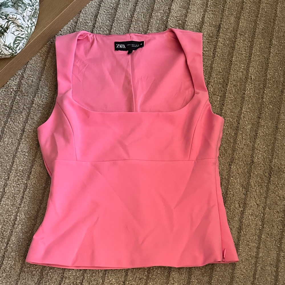 Zara Vibrant Pink Top